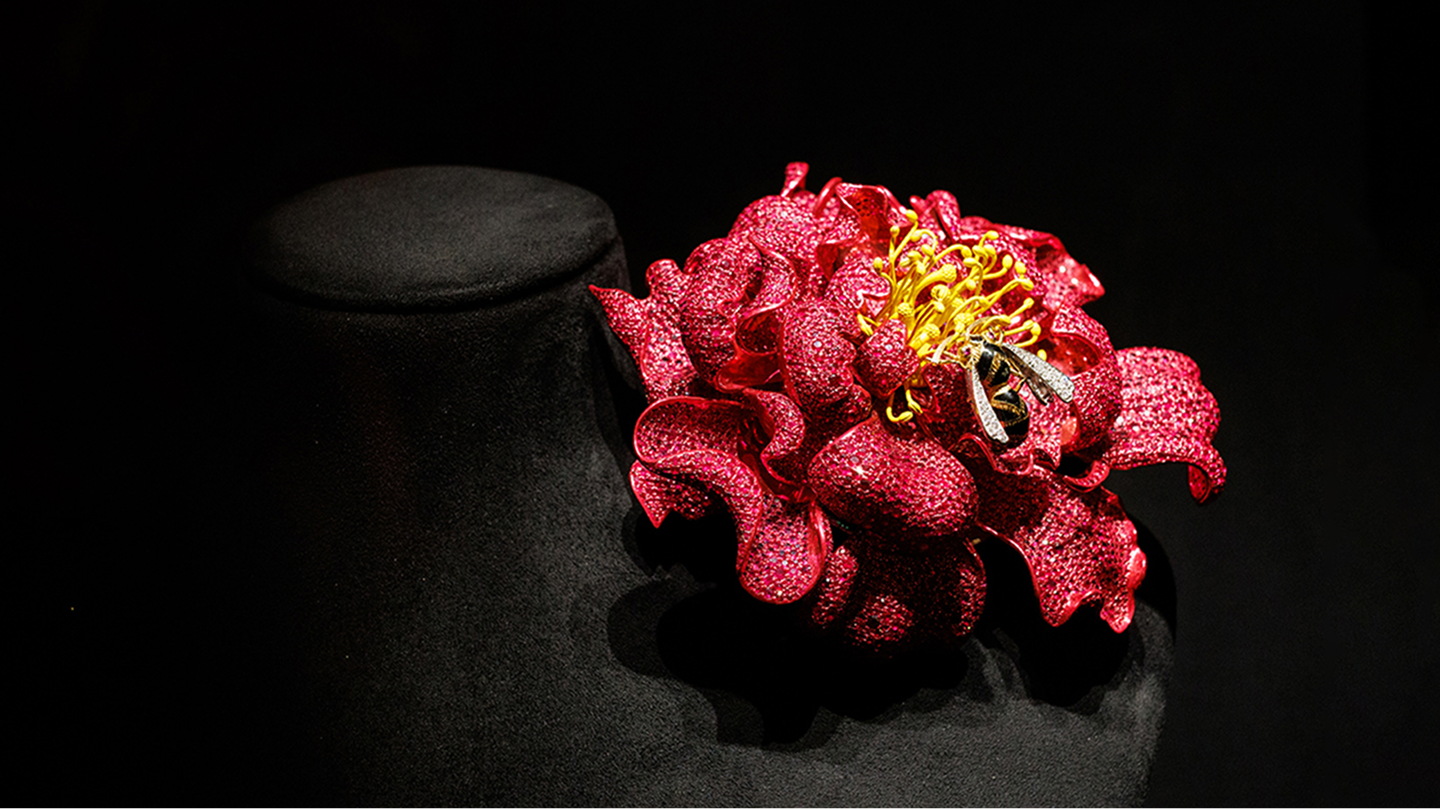 Peony Brooch